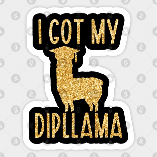 I Got My Dipllama Sticker by Xtian Dela ✅